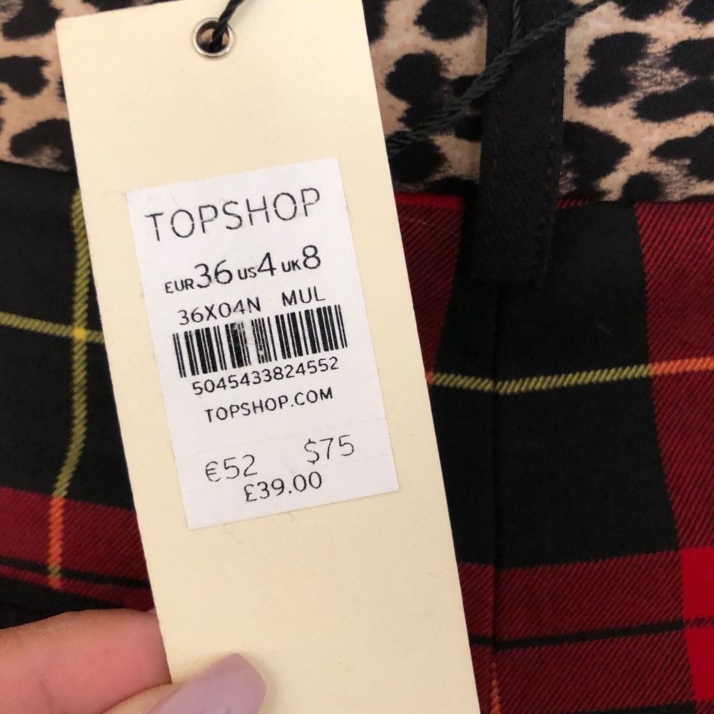Topshop plaid pants - Picture 2 of 5